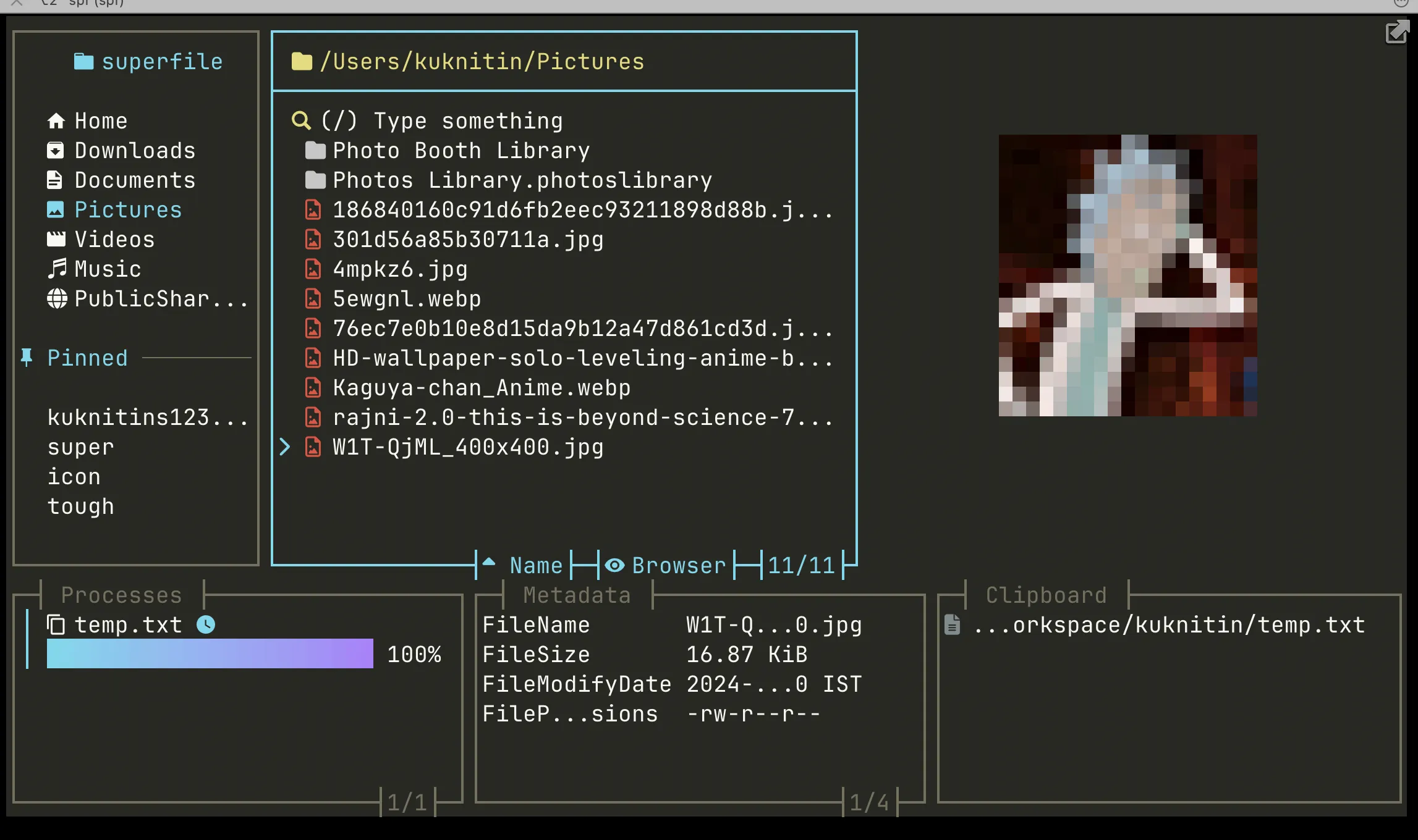 Image preview